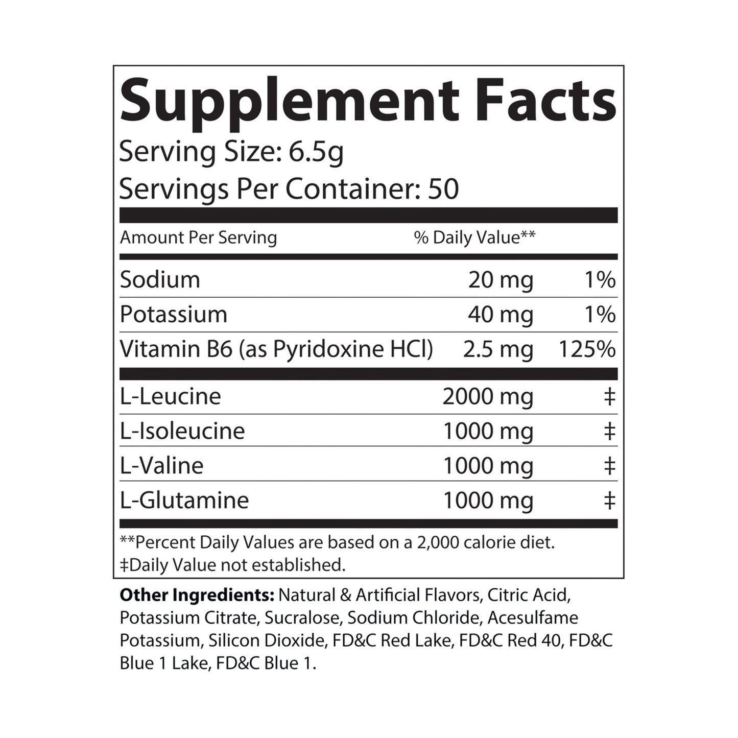 BCAA, Grape (50 servings)