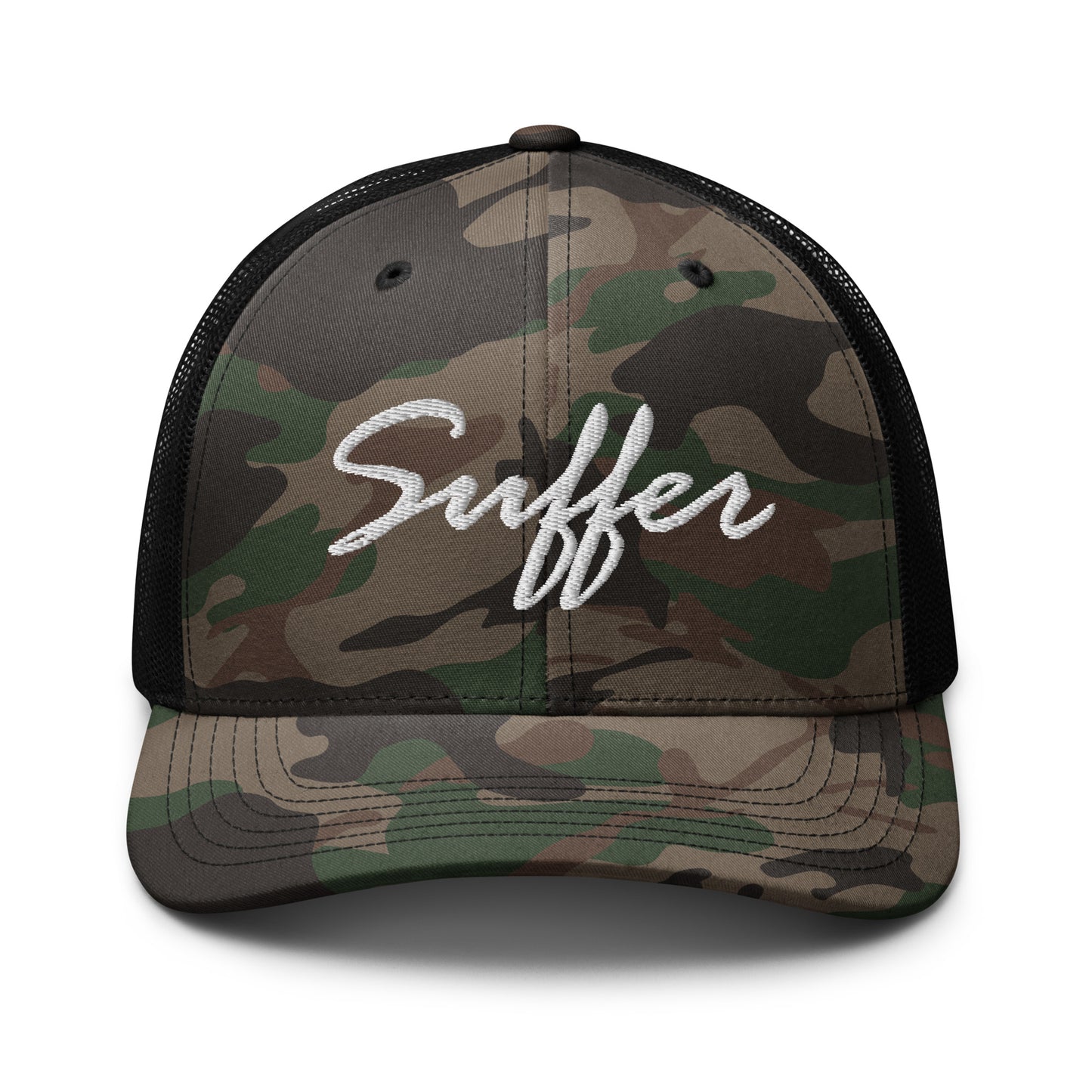 Suffer Signature Camo Trucker Hat