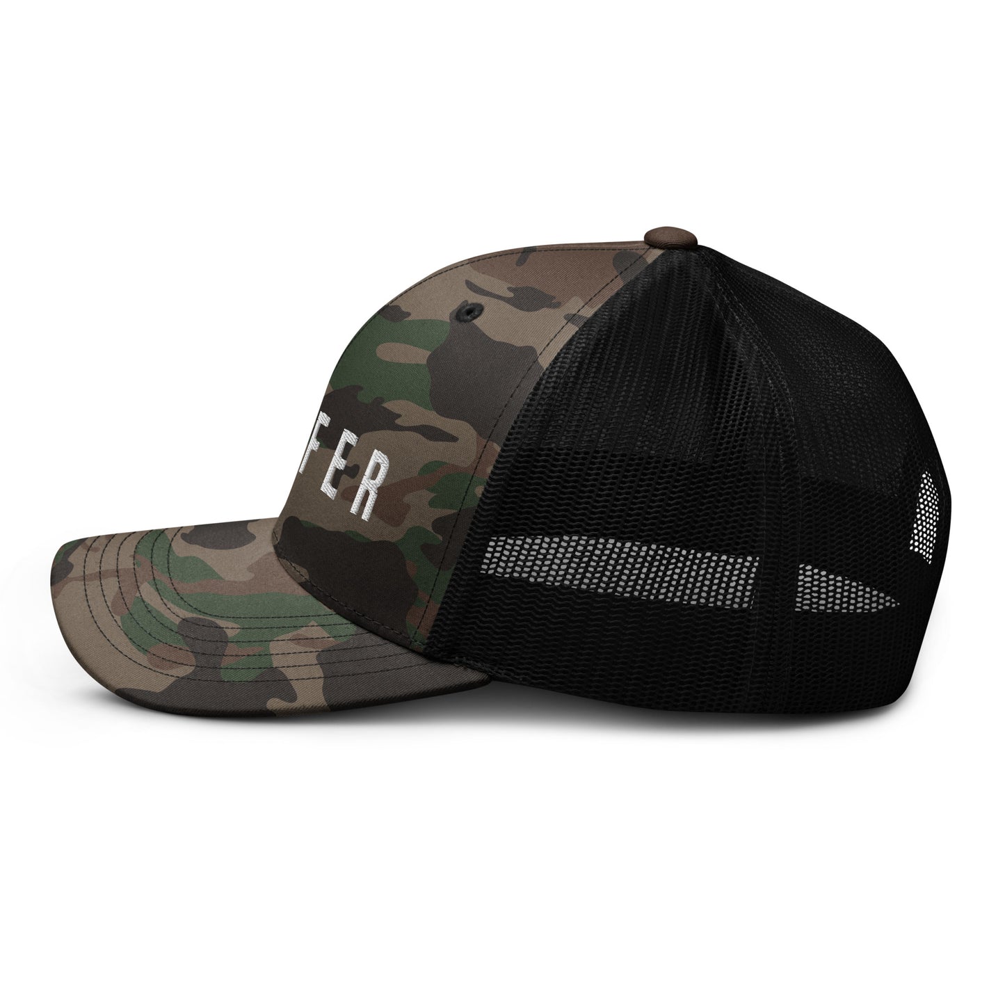 S U F F E R Camo Trucker Hat