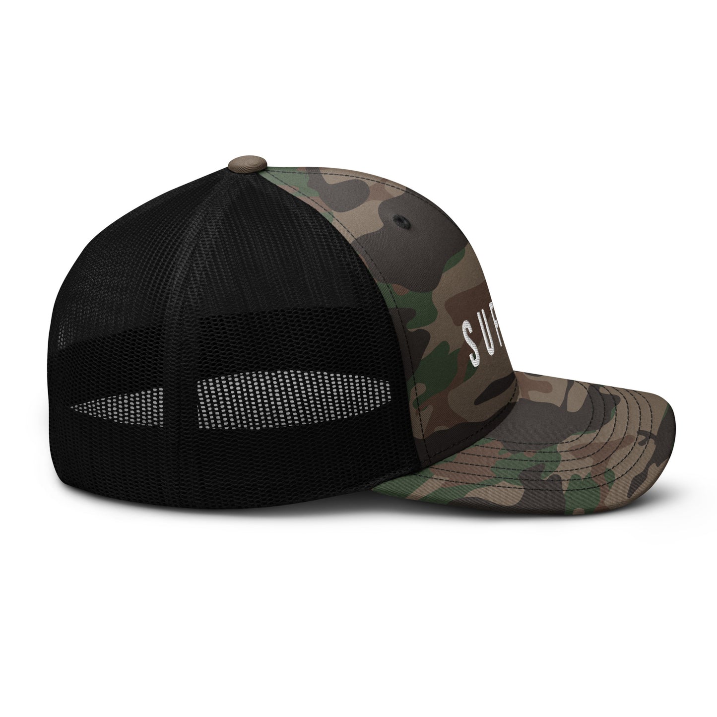 S U F F E R Camo Trucker Hat