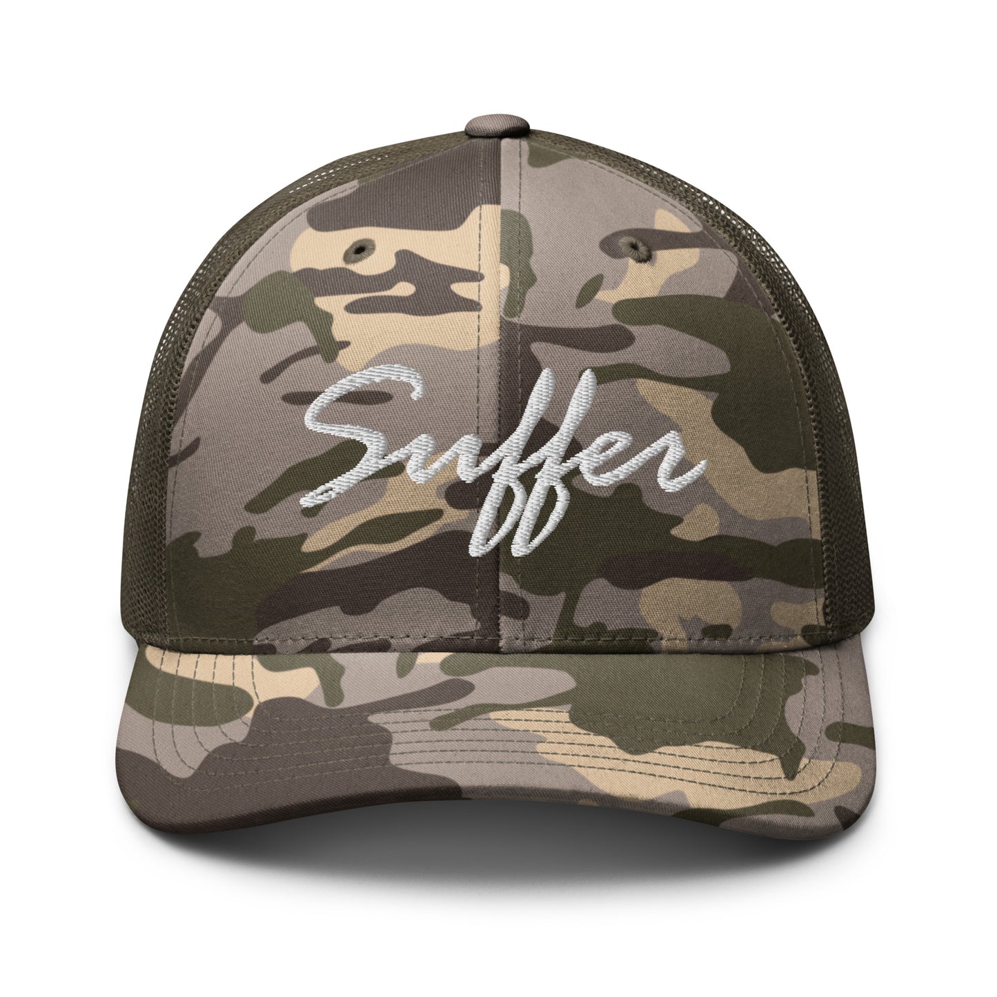 Suffer Signature Camo Trucker Hat