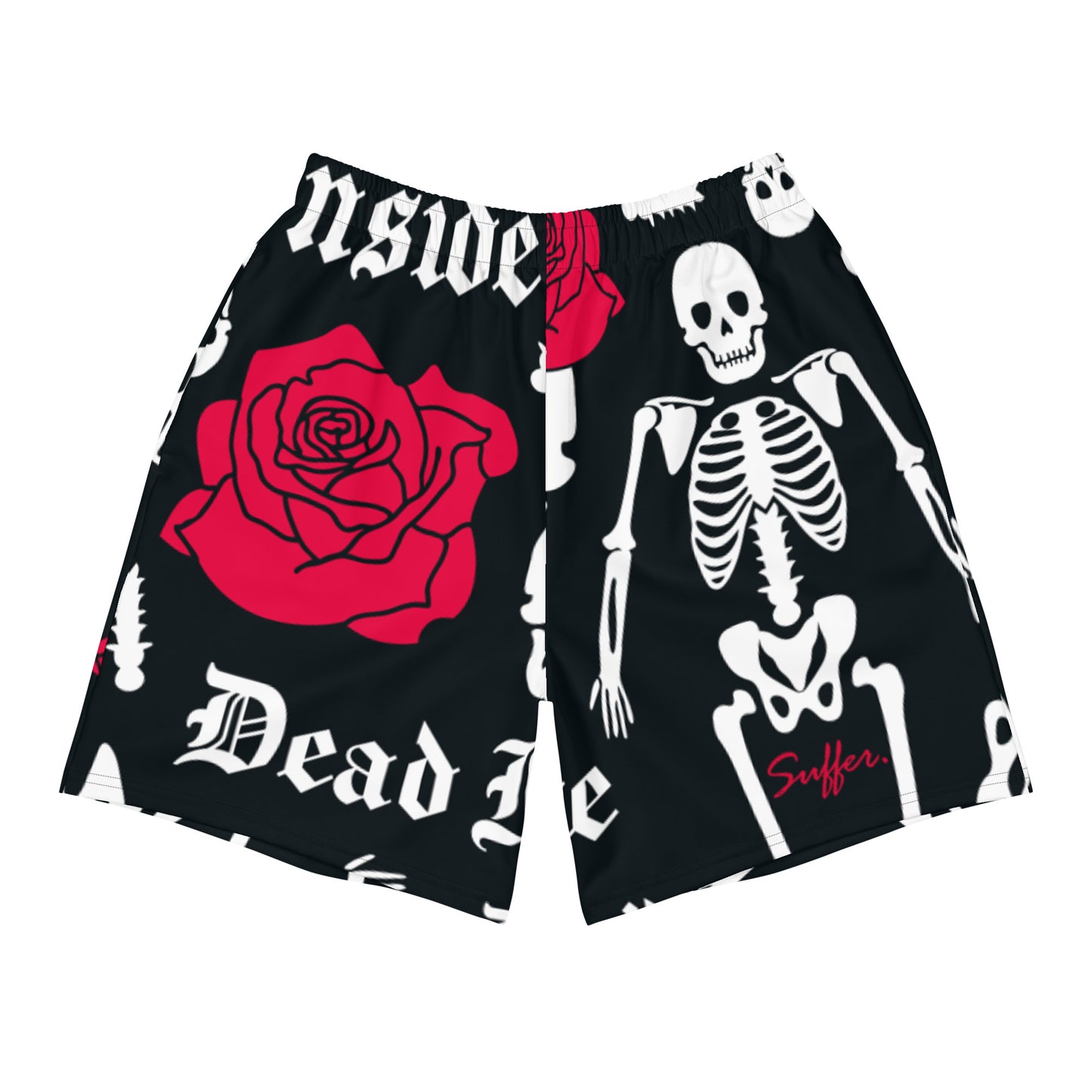 Dead Inside Suffer Athletic Shorts