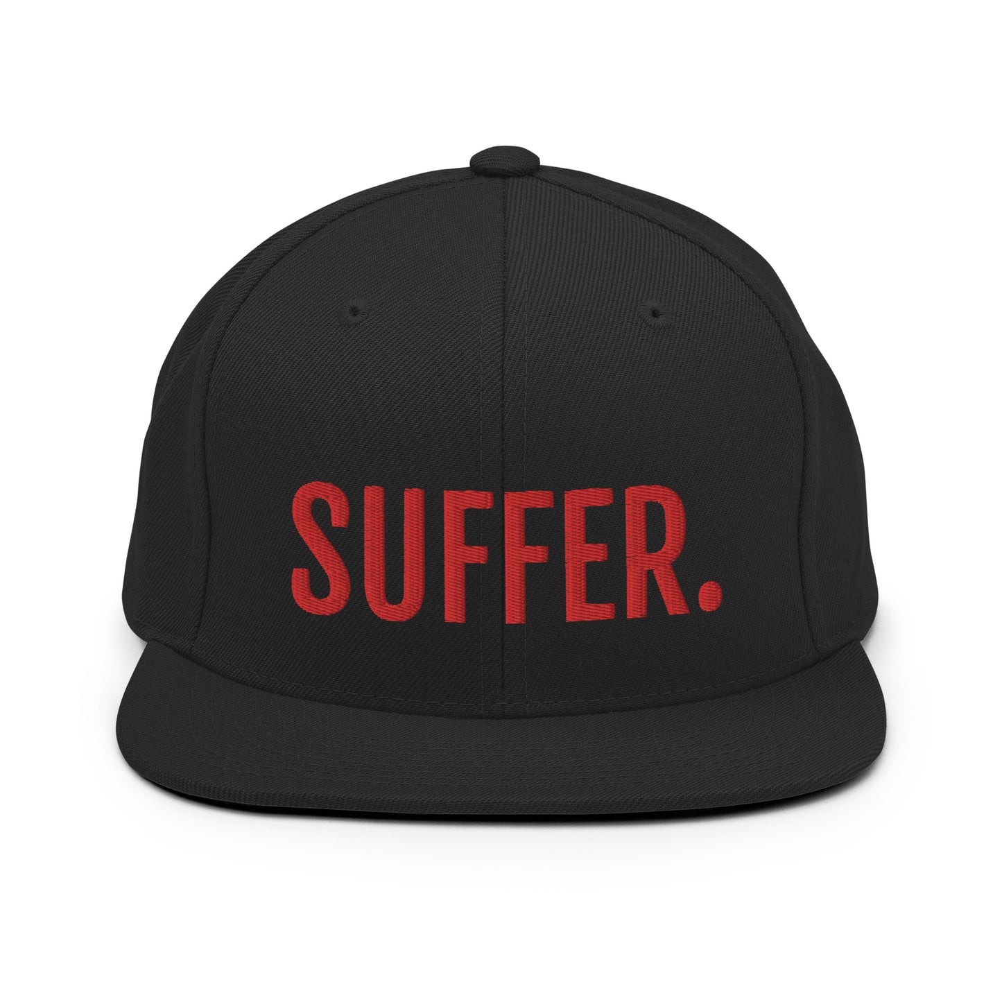 RED SUFFER. Snapback Hat