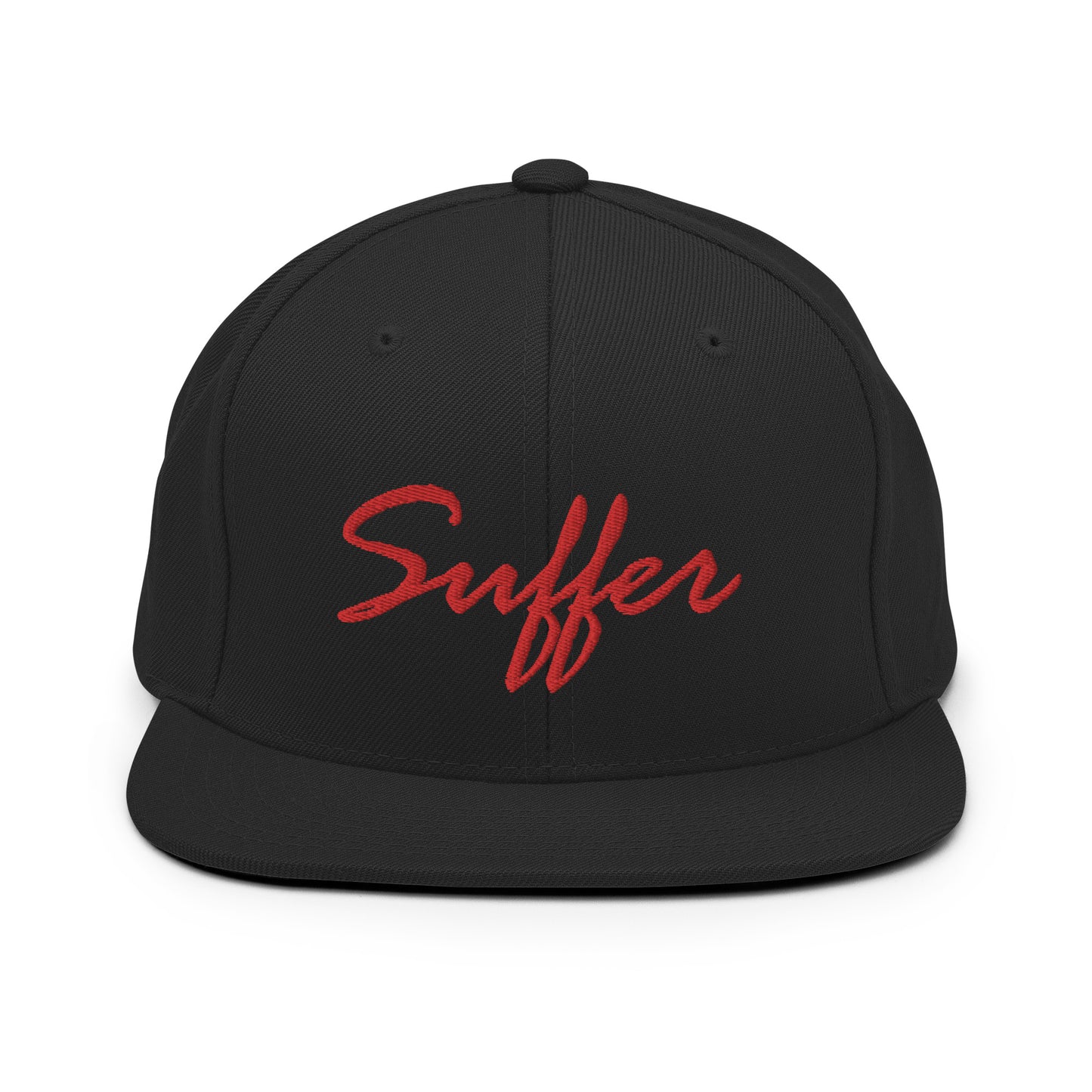 RED Suffer Sig Snapback Hat
