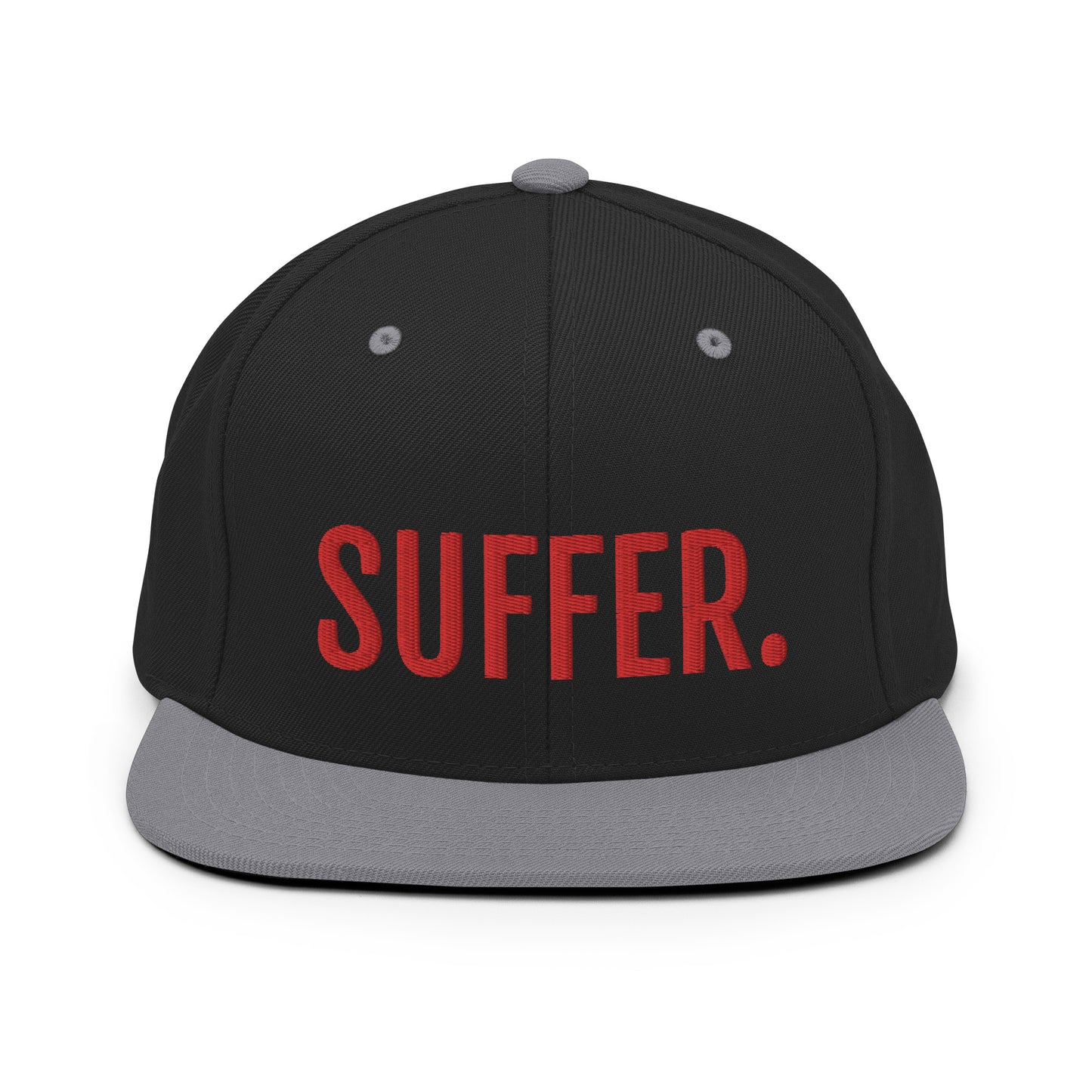 RED SUFFER. Snapback Hat
