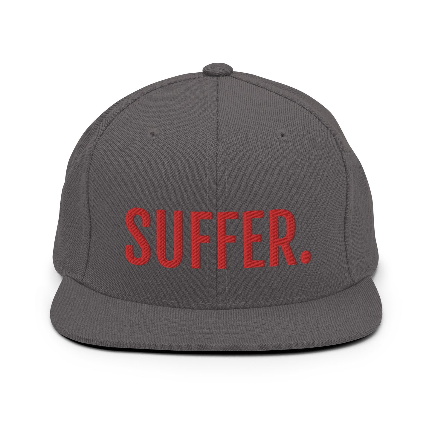 RED SUFFER. Snapback Hat