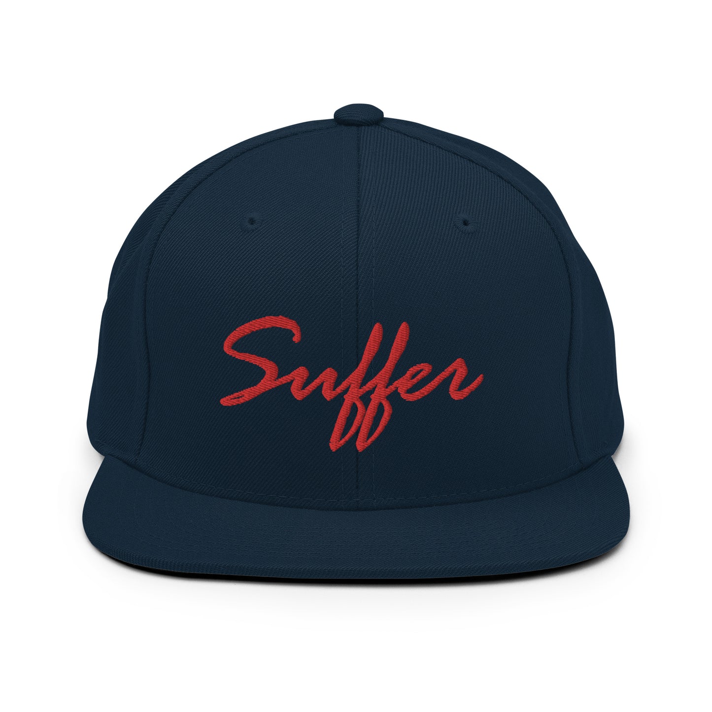 RED Suffer Sig Snapback Hat