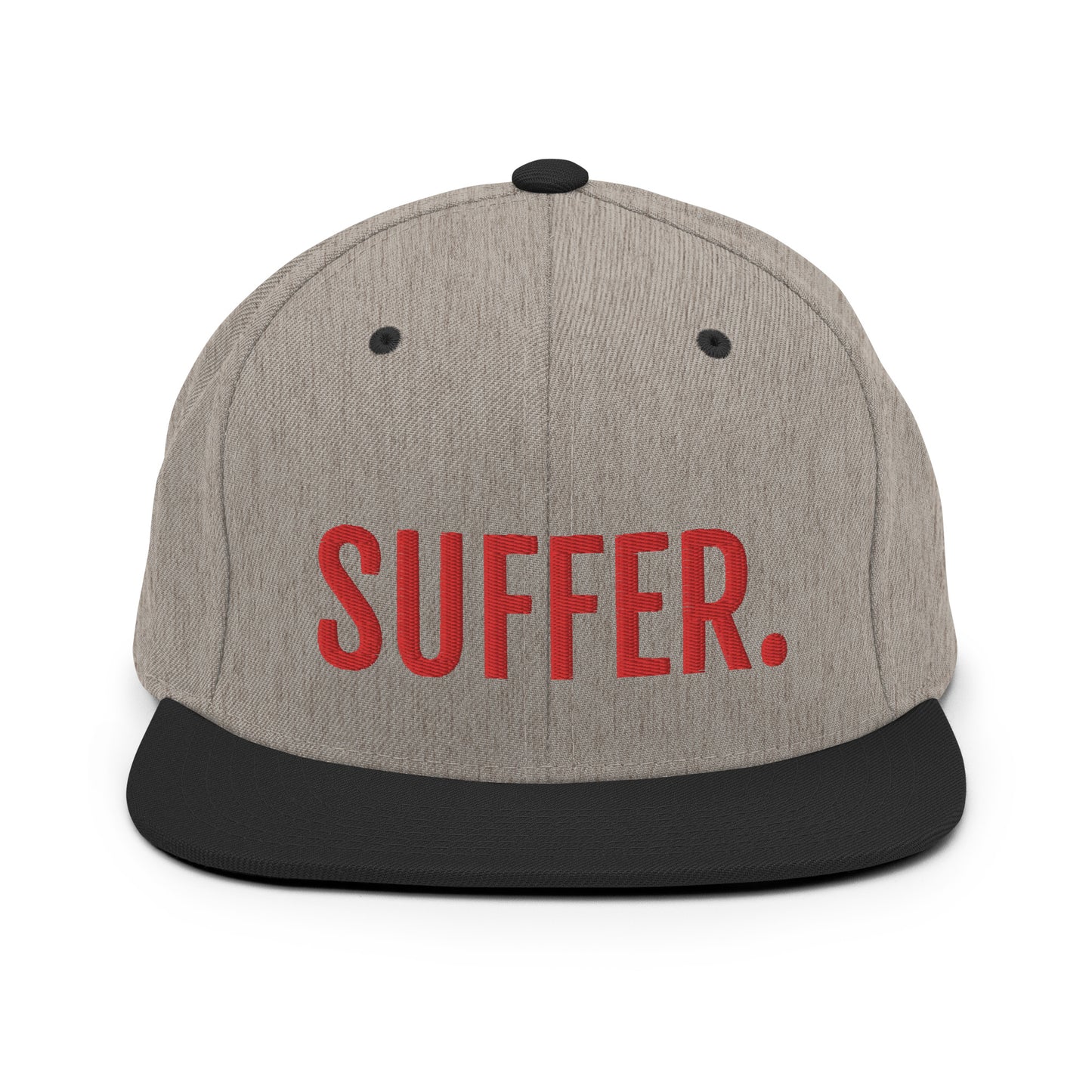 RED SUFFER. Snapback Hat