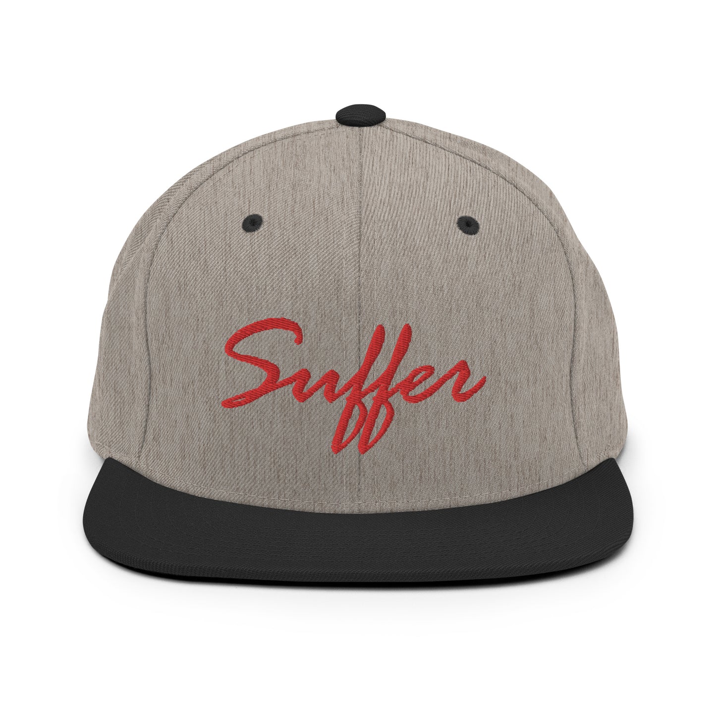 RED Suffer Sig Snapback Hat