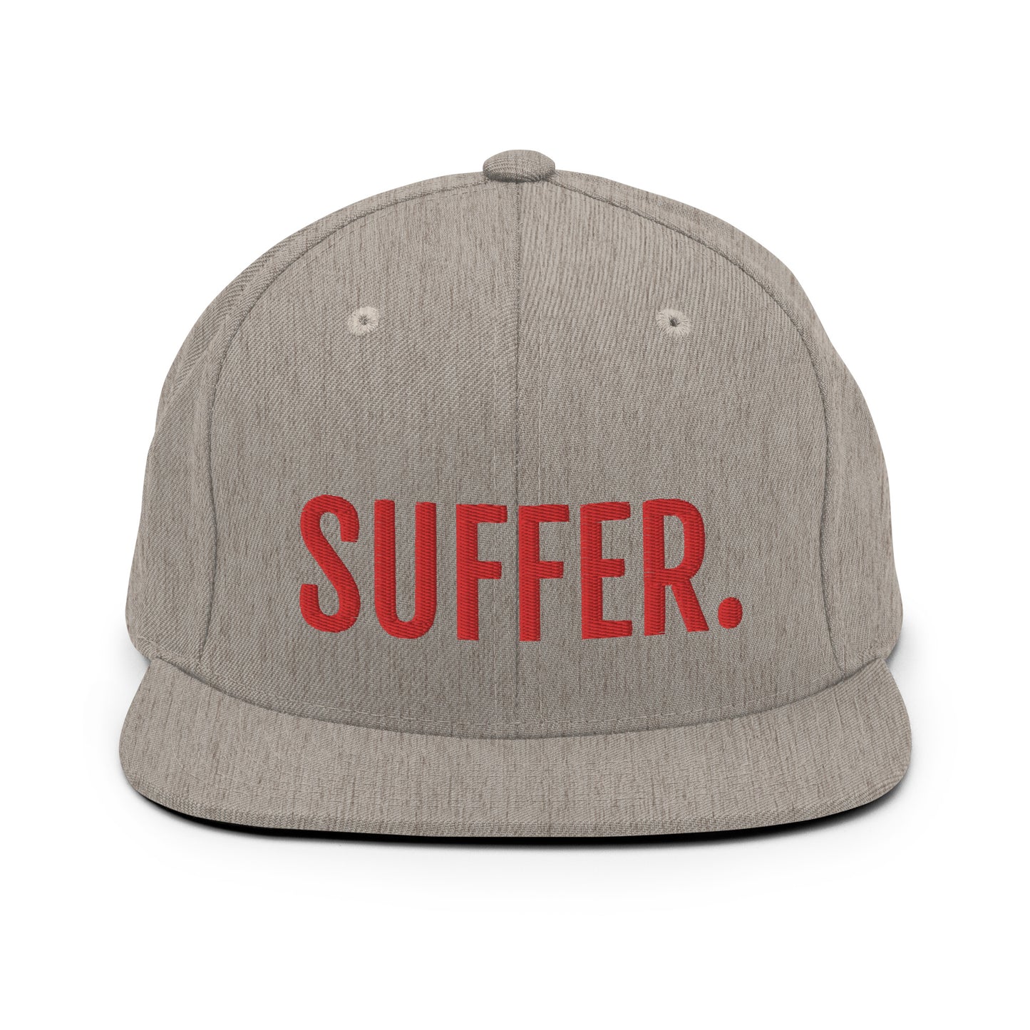 RED SUFFER. Snapback Hat