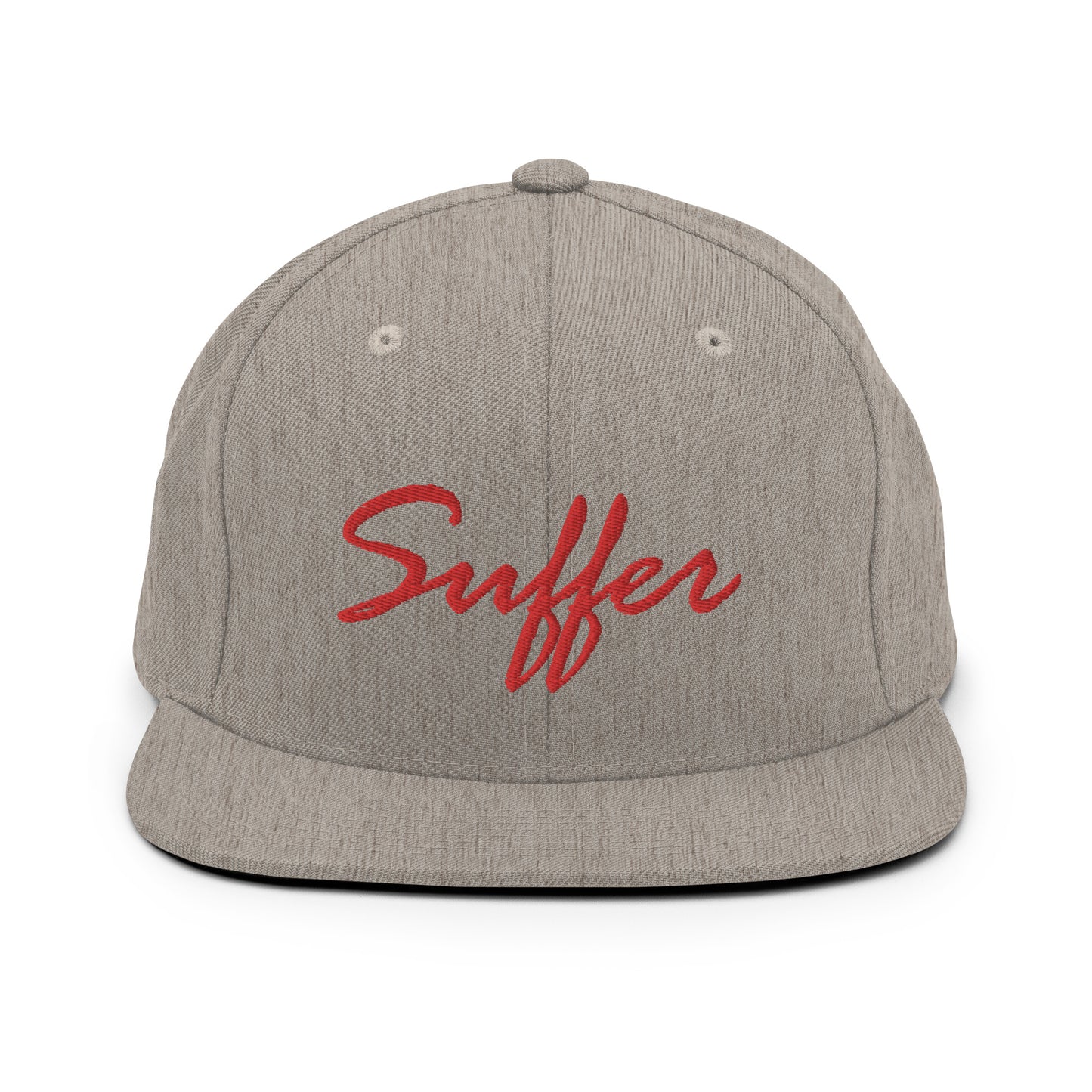 RED Suffer Sig Snapback Hat