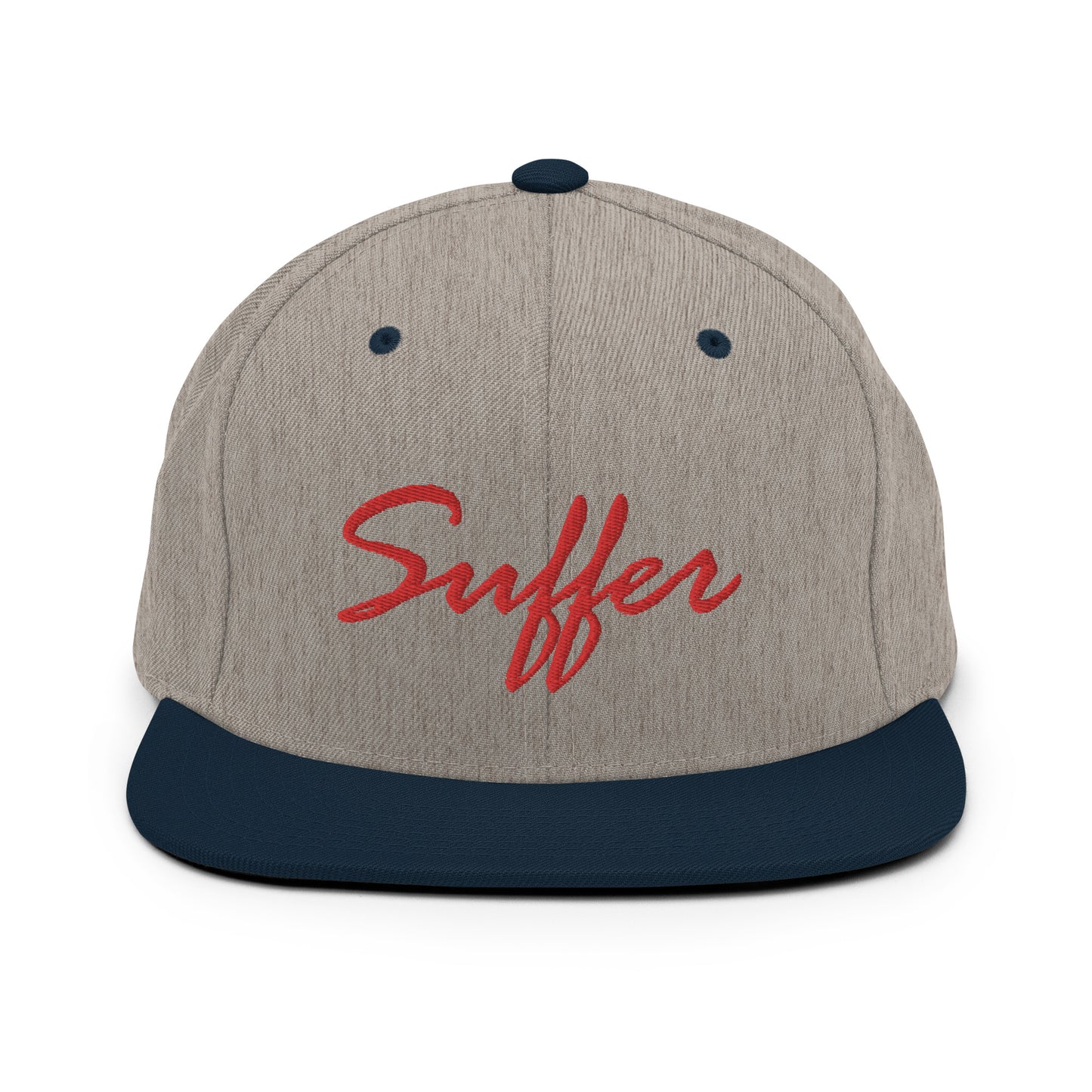 RED Suffer Sig Snapback Hat