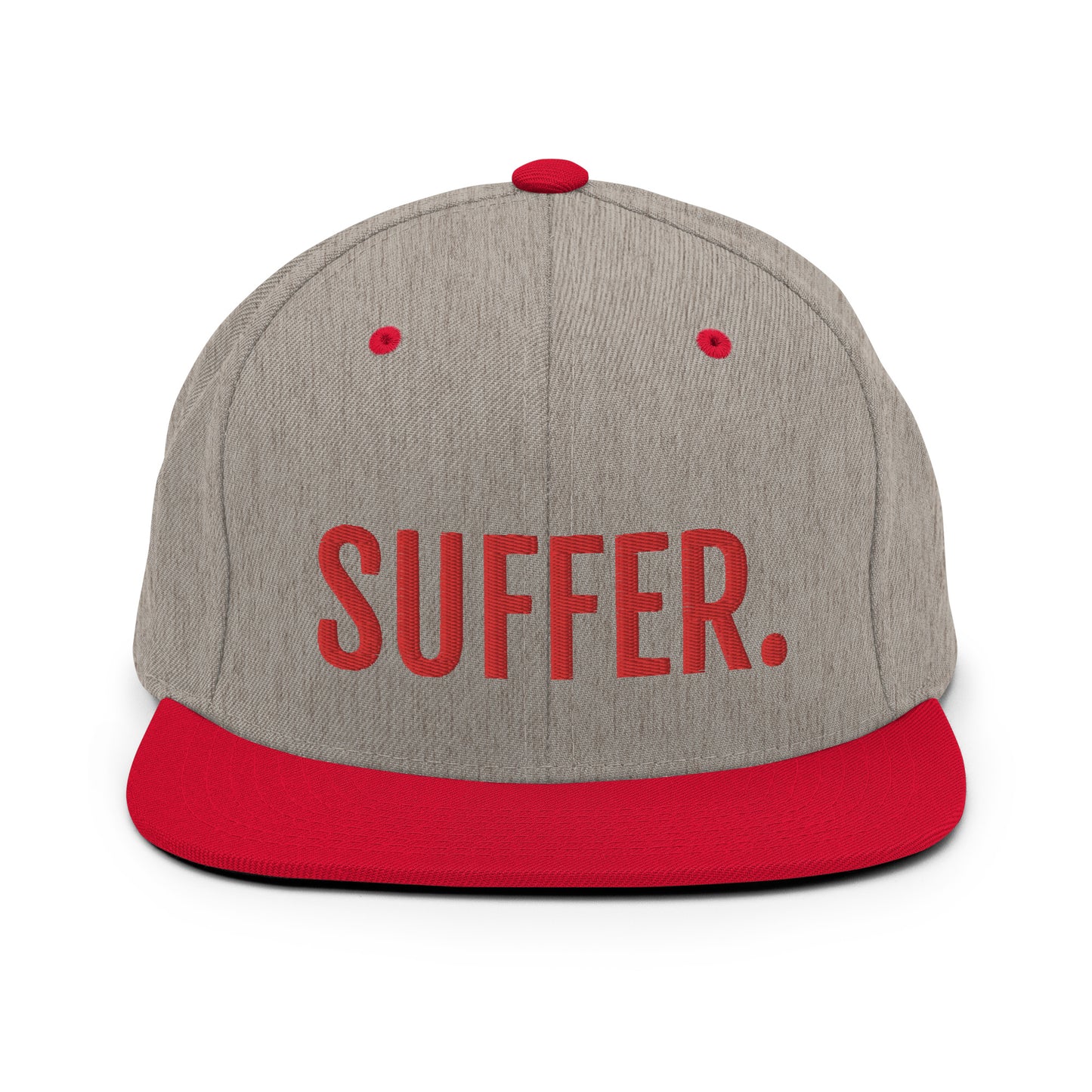 RED SUFFER. Snapback Hat