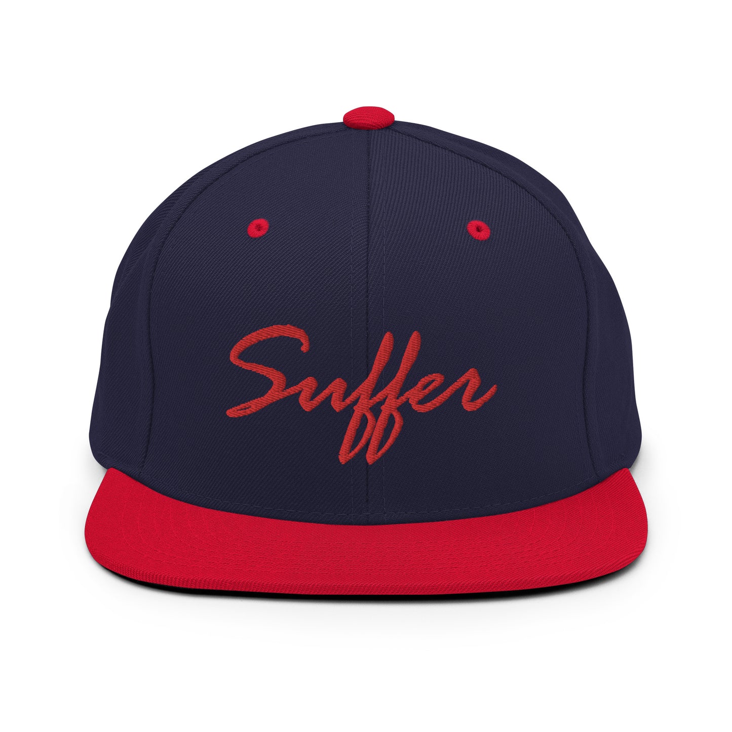 RED Suffer Sig Snapback Hat