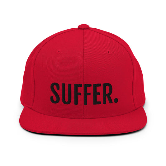 BLK SUFFER. Snapback Hat