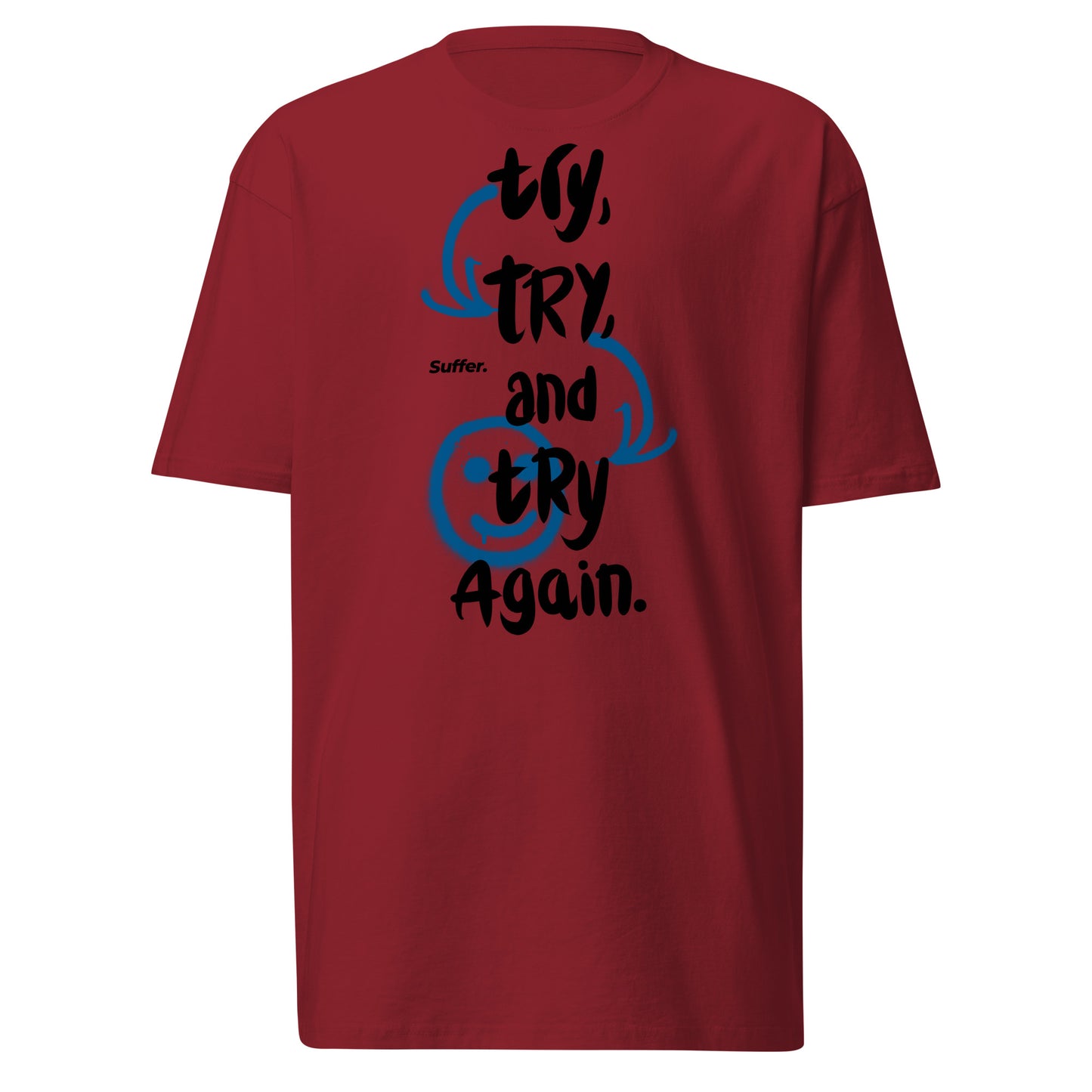 Blue Try Again II Premium Tee