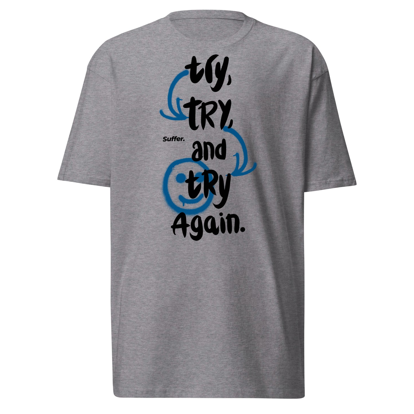 Blue Try Again II Premium Tee