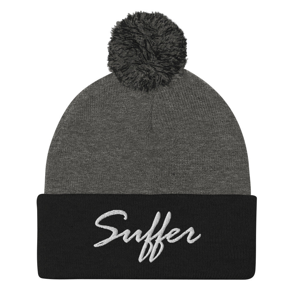 Suffer Signature Pom-Pom Beanie