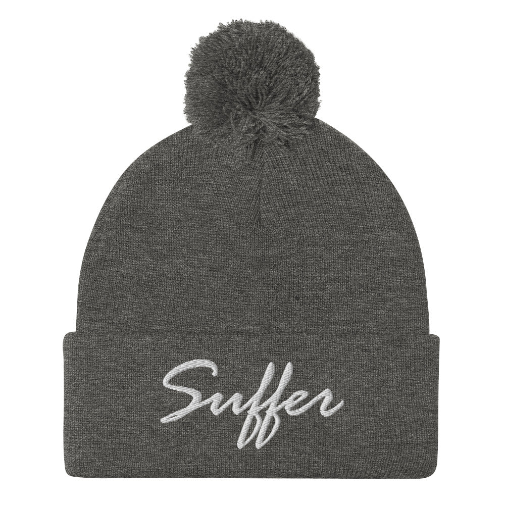 Suffer Signature Pom-Pom Beanie