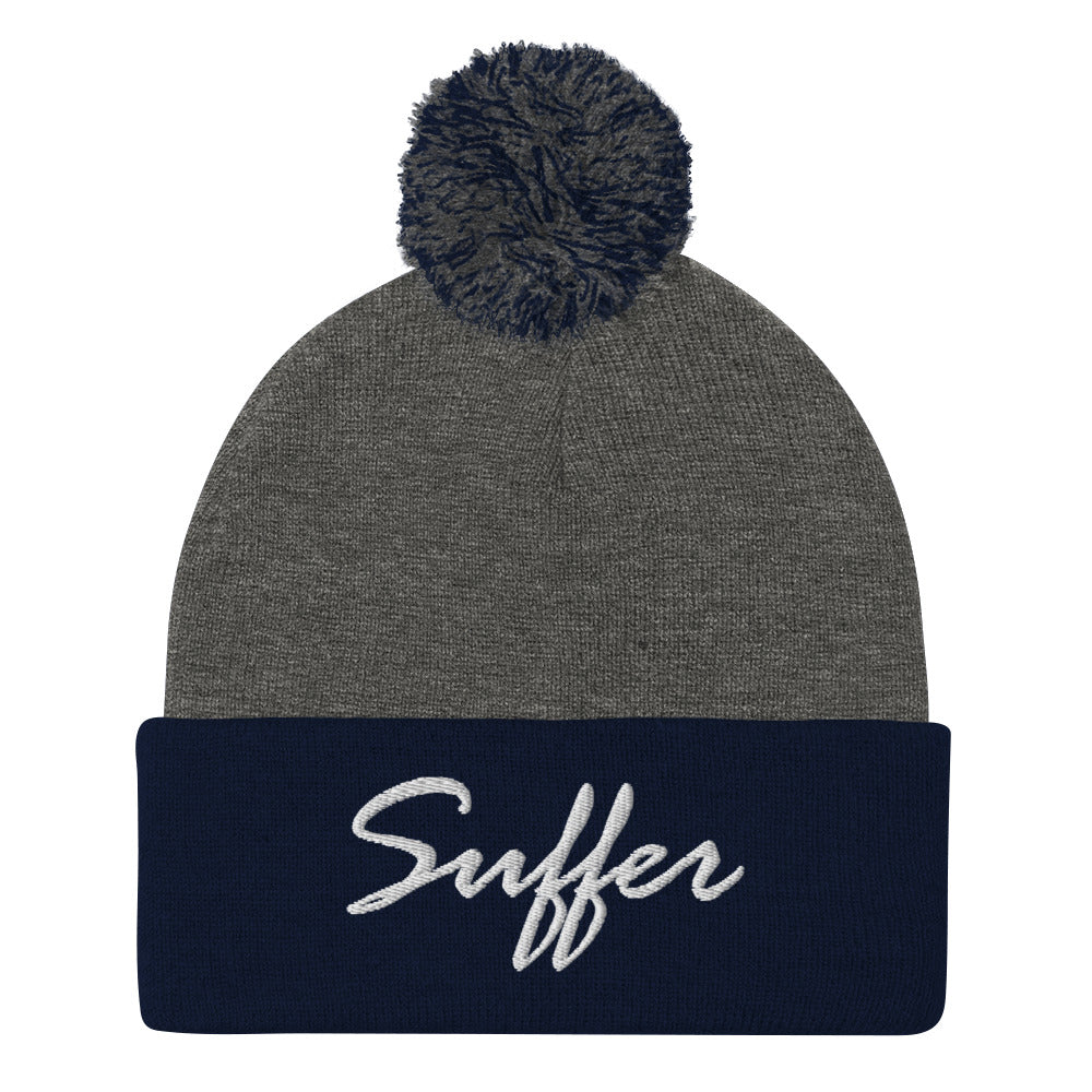 Suffer Signature Pom-Pom Beanie