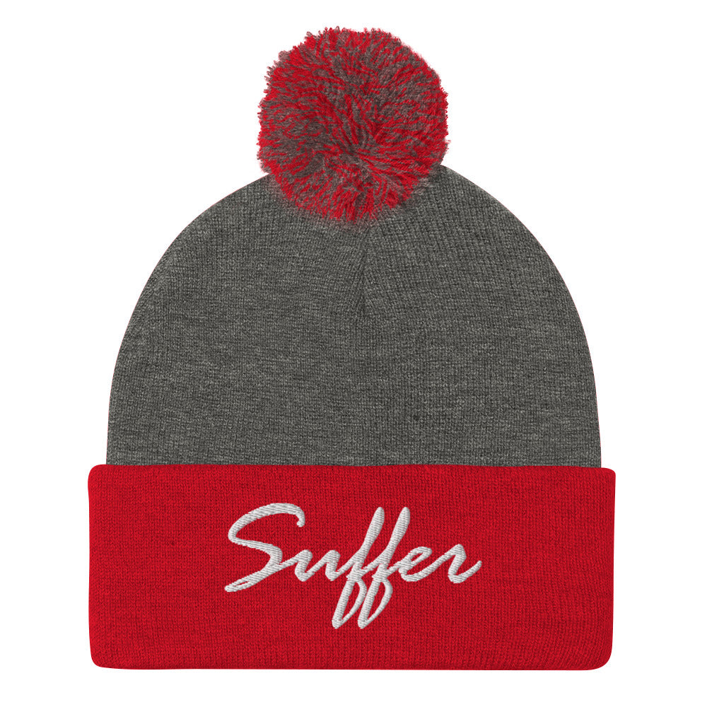 Suffer Signature Pom-Pom Beanie