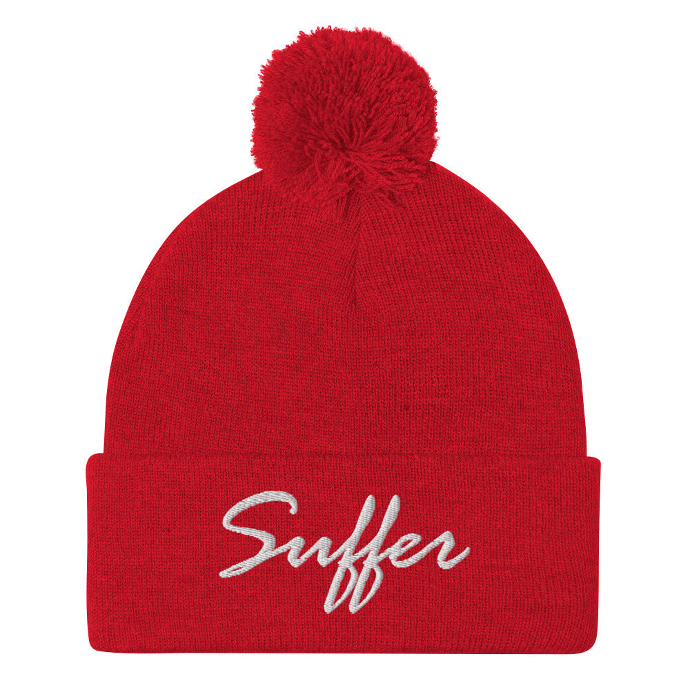 Suffer Signature Pom-Pom Beanie