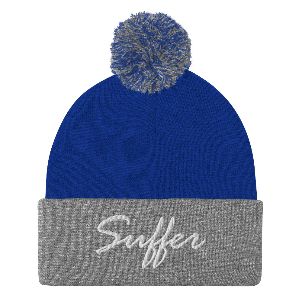 Suffer Signature Pom-Pom Beanie