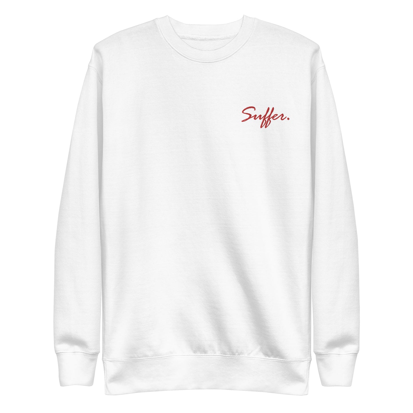 Signature RED Embroidered Sweatshirt