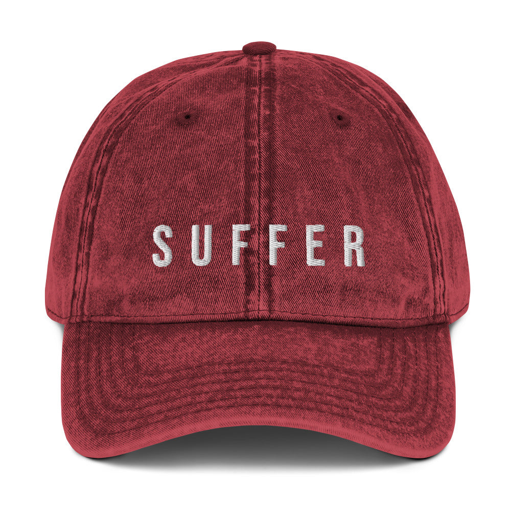 S U F F E R Vintage Cotton Twill Cap