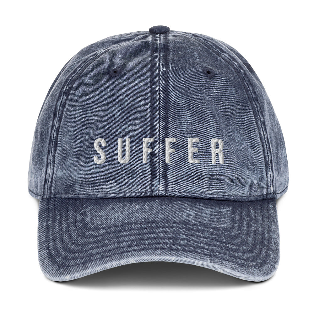 S U F F E R Vintage Cotton Twill Cap