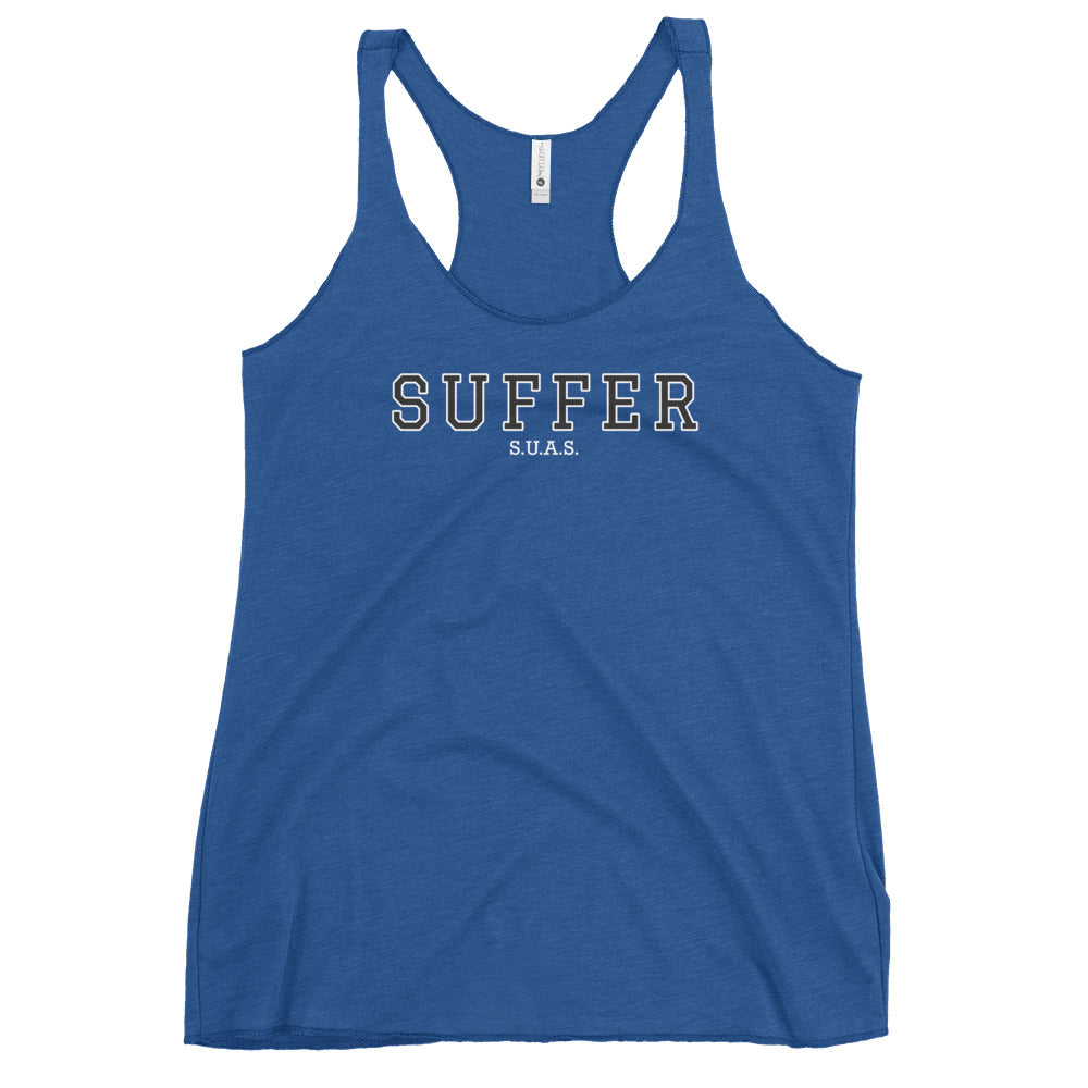 Women's Suffer University Racerback Tank