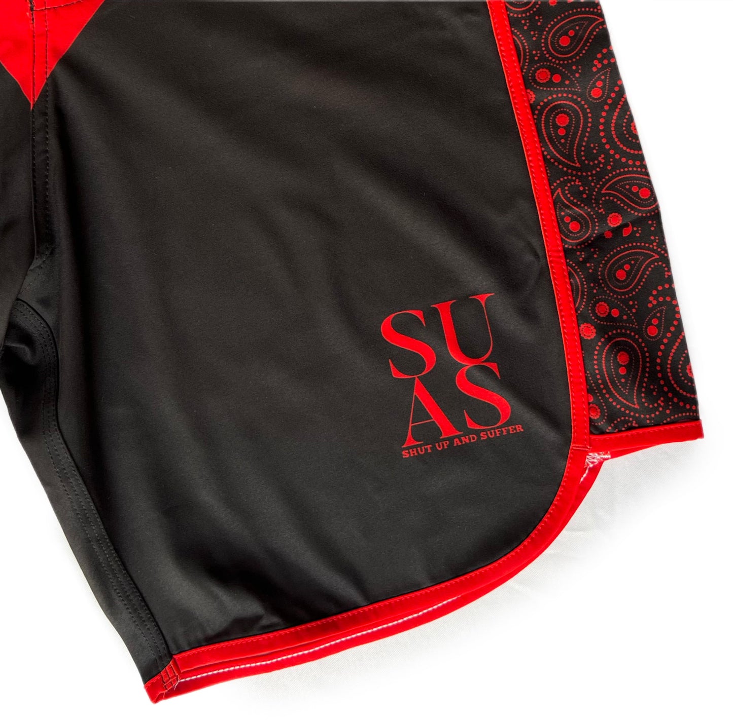 SUAS Black/Red MP Shorts