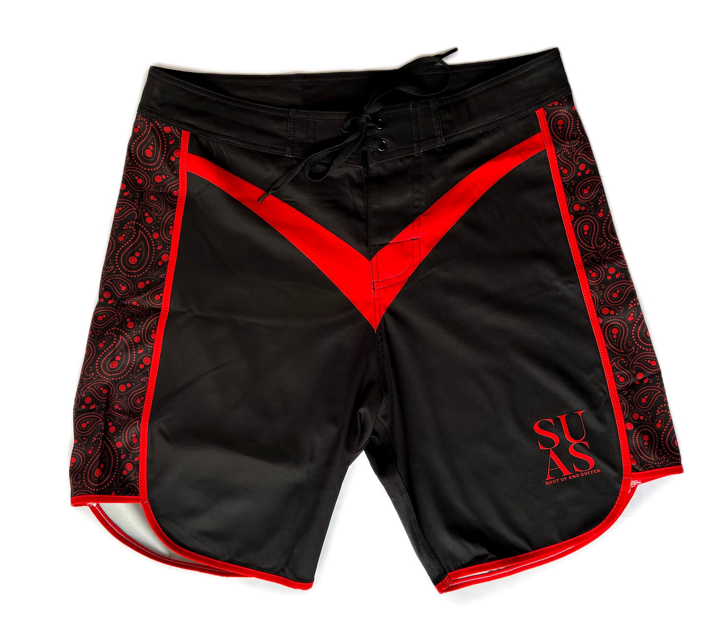 SUAS Black/Red MP Shorts