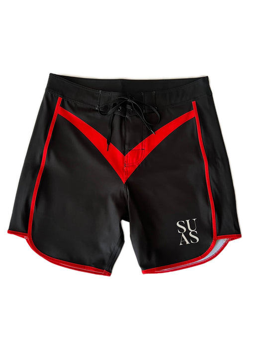 SUFFER Blk/Red MP Shorts 16”