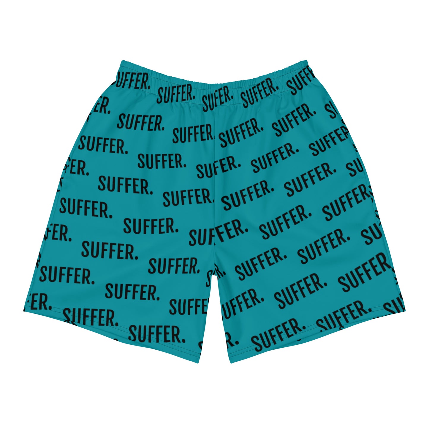 Teal/Blk Suffer Athletic Shorts