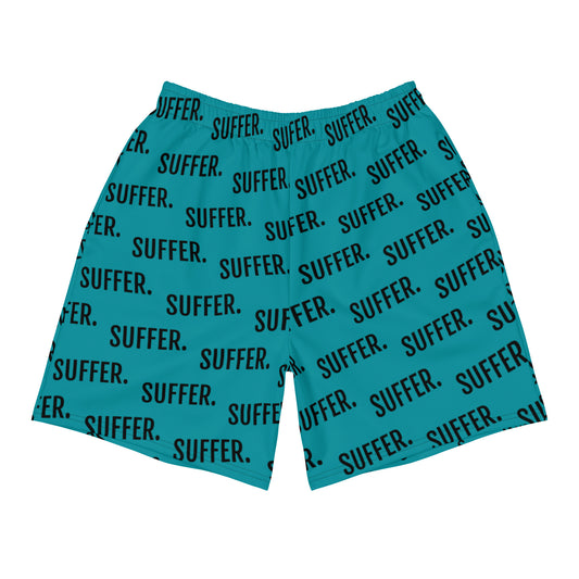 Teal/Blk Suffer Athletic Shorts