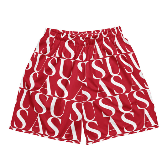 Red SUAS Mesh Shorts