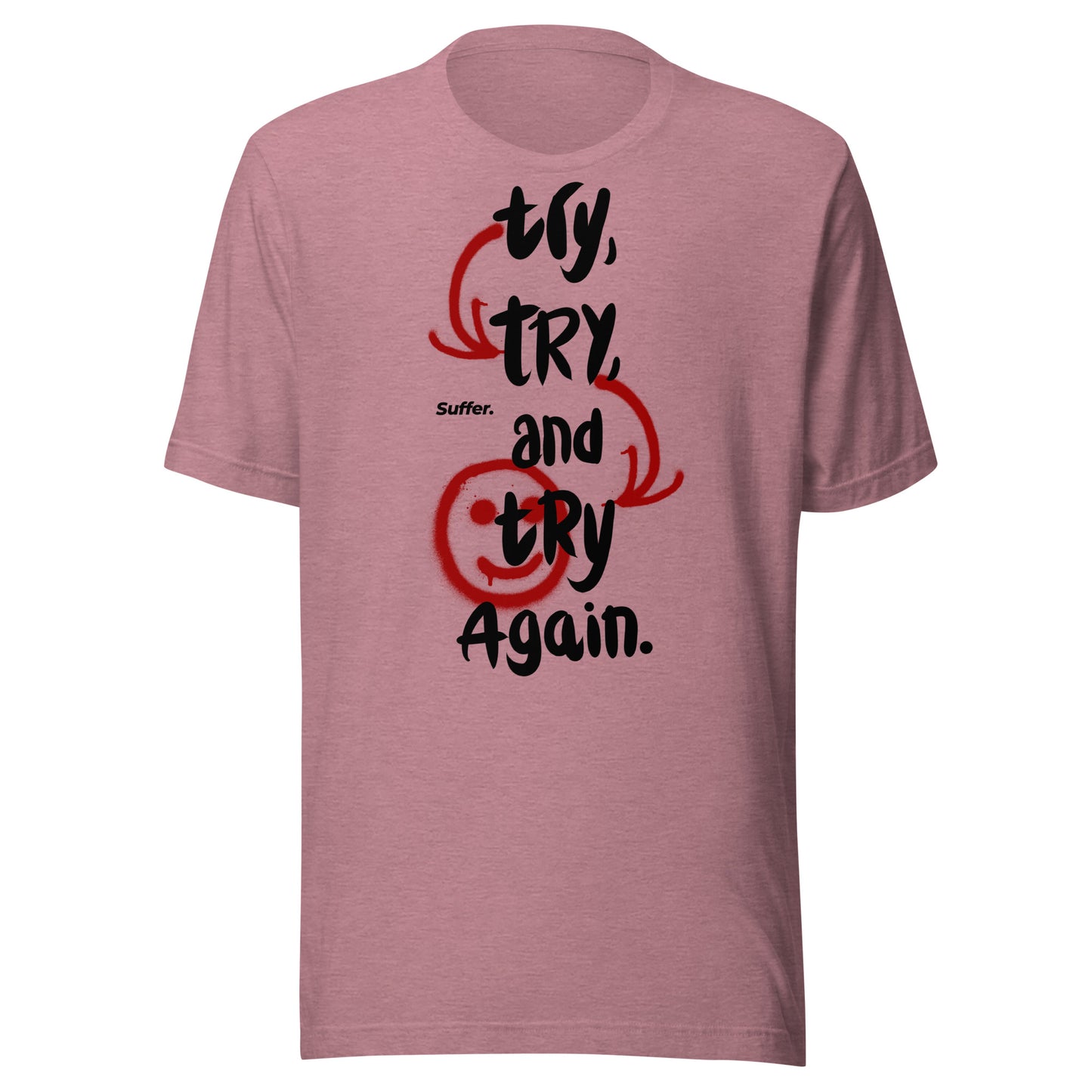 Red Try Again II T-shirt