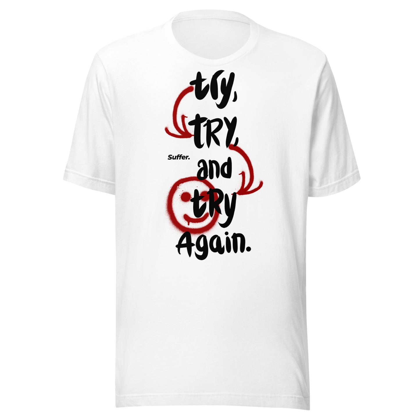 Red Try Again II T-shirt