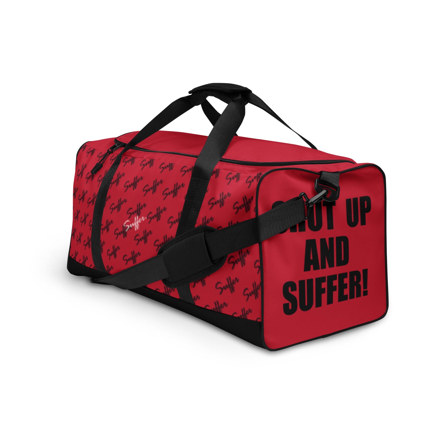 Red/Blk Suffer Sig Duffle Bag