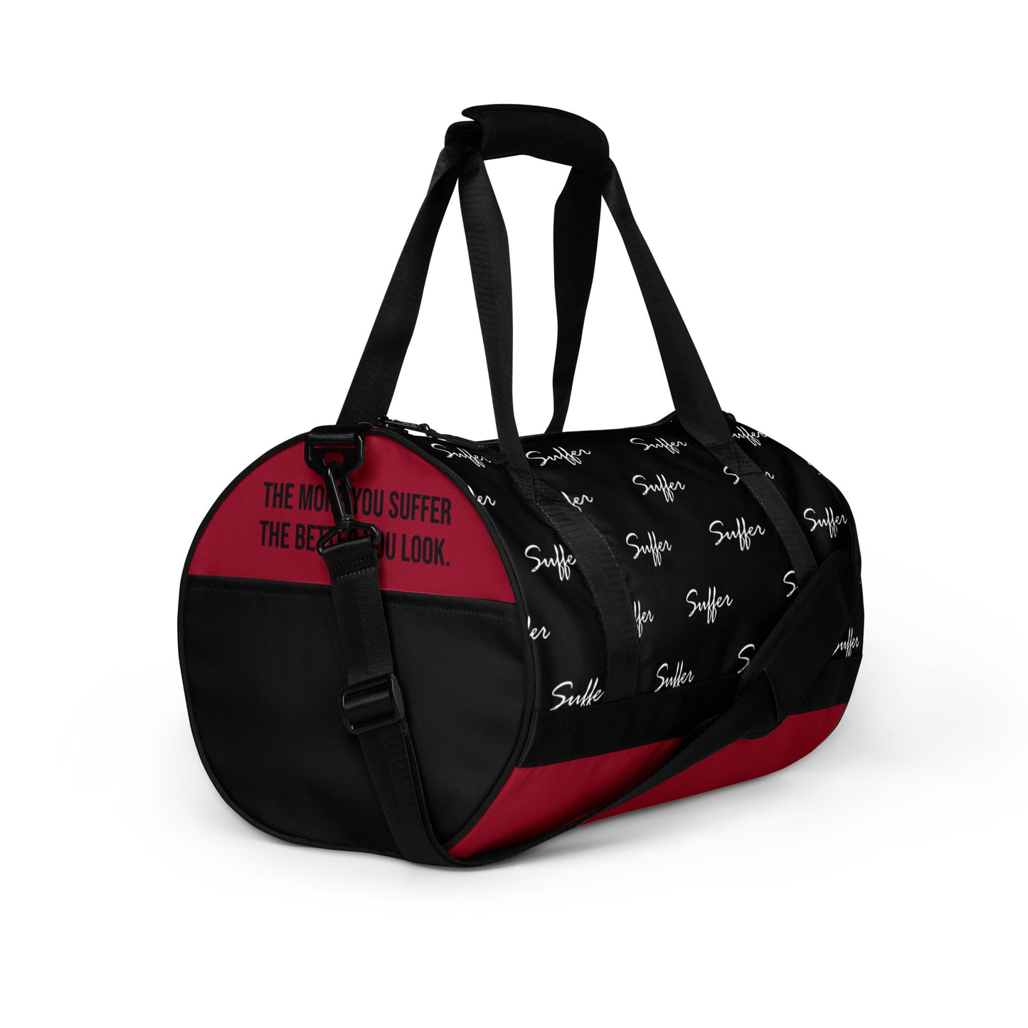 SUAS Stamp Blk Gym Bag