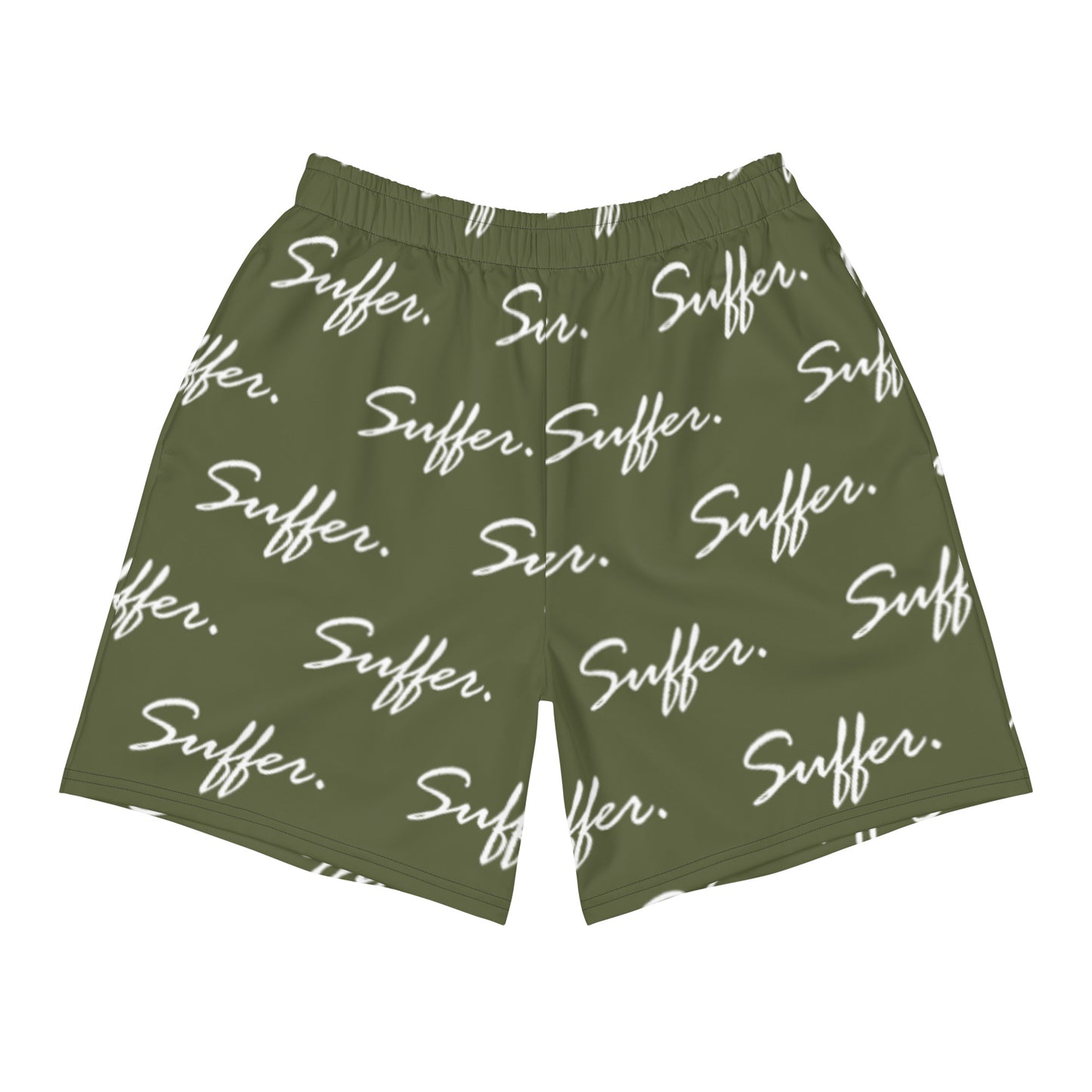 Olive Suffer SigPat Athletic Shorts