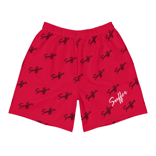 Red Suffer SigPat Athletic Shorts