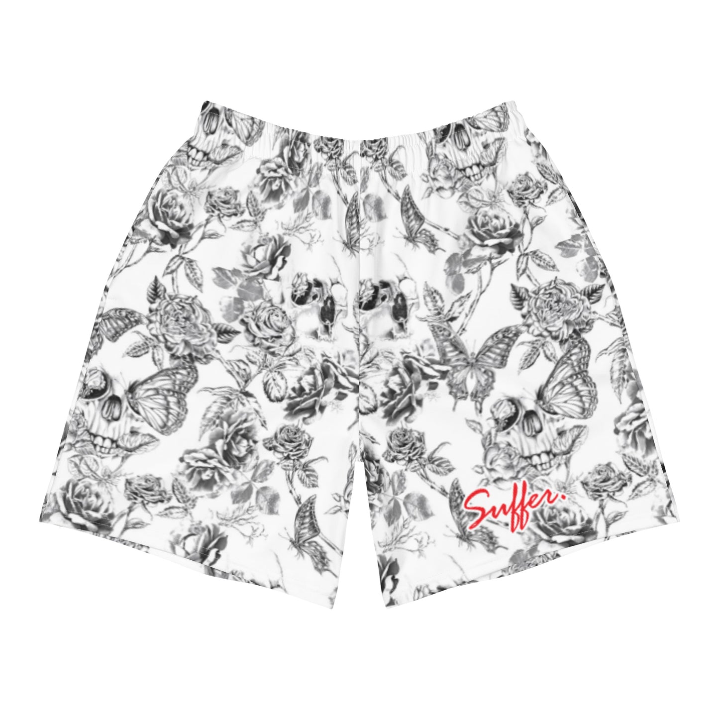 Skulls & Butterflies Athletic Shorts