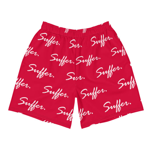 Red Suffer SigPat Athletic Shorts