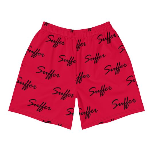 Red/Blk Suffer SigPat Athletic Shorts