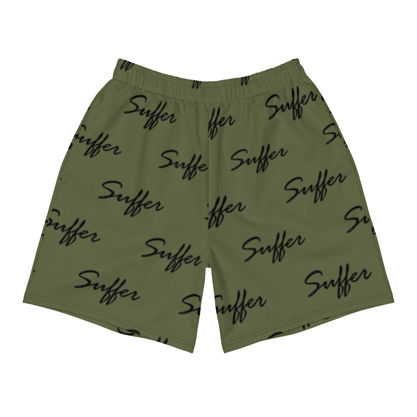 Olive/Blk Suffer SigPat Athletic Shorts