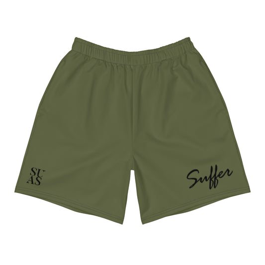 Olive/Blk Suffer Sig Athletic Shorts