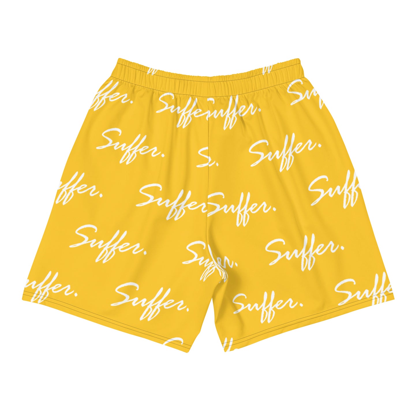 Yellow Suffer SigPat Athletic Shorts
