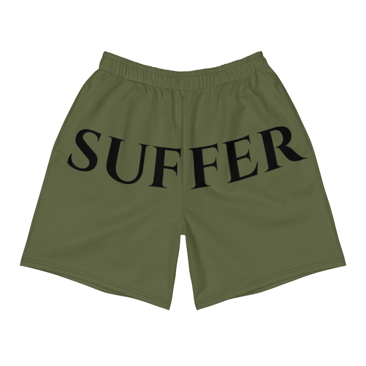 Olive/Blk Hip Suffer Athletic Shorts